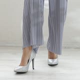 シルバーグリッター | クッションインソール☆グリッター ピンヒール パンプス | DEMETER