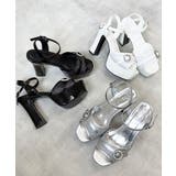 【26年春夏新作】厚底 ビジューバックル アンクルストラップ サンダル | DEMETER | 詳細画像3 