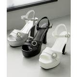 【26年春夏新作】厚底 ビジューバックル アンクルストラップ サンダル | DEMETER | 詳細画像31 