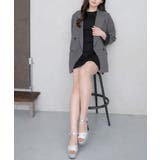 【26年春夏新作】厚底 ビジューバックル アンクルストラップ サンダル | DEMETER | 詳細画像42 