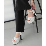 【26年春夏新作】厚底 ビジューバックル アンクルストラップ サンダル | DEMETER | 詳細画像51 