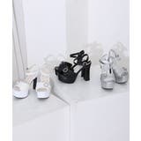 【26年春夏新作】厚底 ビジューバックル アンクルストラップ サンダル | DEMETER | 詳細画像58 