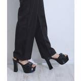 【26年春夏新作】厚底 ビジューバックル アンクルストラップ サンダル | DEMETER | 詳細画像62 