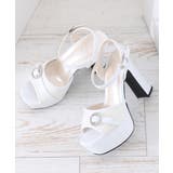 【26年春夏新作】厚底 ビジューバックル アンクルストラップ サンダル | DEMETER | 詳細画像71 