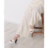 【26年春夏新作】厚底 ビジューバックル アンクルストラップ サンダル | DEMETER | 詳細画像72 