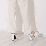 厚底 太ヒール ビジューバックル アンクルストラップ サンダル | DEMETER | 詳細画像13 