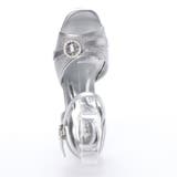 厚底 太ヒール ビジューバックル アンクルストラップ サンダル | DEMETER | 詳細画像23 