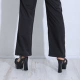 厚底 太ヒール ビジューバックル アンクルストラップ サンダル | DEMETER | 詳細画像7 