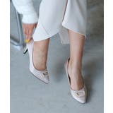 ベージュサテン | 8 0cm ポインテッドトゥ | DEMETER