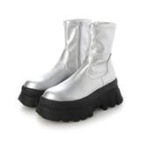 【24年秋冬新作】厚底 トラックソール ストレッチ ショートブーツ | DEMETER | 詳細画像18