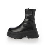 【24年秋冬新作】厚底 トラックソール ストレッチ ショートブーツ | DEMETER | 詳細画像19