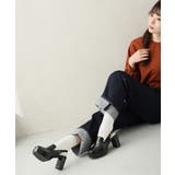 【25年秋冬新作】厚底 プラットフォーム スリングバック ローファーパンプス | DEMETER | 詳細画像27 