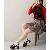 【25年秋冬新作】厚底 プラットフォーム スリングバック ローファーパンプス | DEMETER | 詳細画像36 