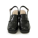 【25年秋冬新作】厚底 プラットフォーム スリングバック ローファーパンプス | DEMETER | 詳細画像44 