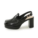 【25年秋冬新作】厚底 プラットフォーム スリングバック ローファーパンプス | DEMETER | 詳細画像45 