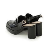 【25年秋冬新作】厚底 プラットフォーム スリングバック ローファーパンプス | DEMETER | 詳細画像46 