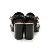 【25年秋冬新作】厚底 プラットフォーム スリングバック ローファーパンプス | DEMETER | 詳細画像47 