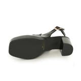 【25年秋冬新作】厚底 プラットフォーム スリングバック ローファーパンプス | DEMETER | 詳細画像48 