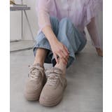 【25年春夏再販】軽量 厚底ソール ベーシック コートスニーカー | DEMETER | 詳細画像25 