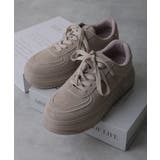 【25年春夏再販】軽量 厚底ソール ベーシック コートスニーカー | DEMETER | 詳細画像28 