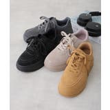 【25年春夏再販】軽量 厚底ソール ベーシック コートスニーカー | DEMETER | 詳細画像3 