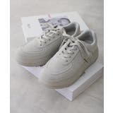 【25年春夏再販】軽量 厚底ソール ベーシック コートスニーカー | DEMETER | 詳細画像44 