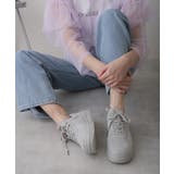 【25年春夏再販】軽量 厚底ソール ベーシック コートスニーカー | DEMETER | 詳細画像45 