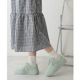 【25年春夏再販】軽量 厚底ソール ベーシック コートスニーカー | DEMETER | 詳細画像57 