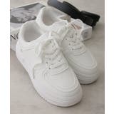 【25年春夏再販】軽量 厚底ソール ベーシック コートスニーカー | DEMETER | 詳細画像70 