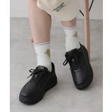 ブラックスムース | 【25年春夏再販】軽量 厚底ソール ベーシック コートスニーカー | DEMETER