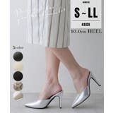 【25年春夏再販】10.0cm ポインテッドトゥ ピンヒール ミュール | DEMETER | 詳細画像1