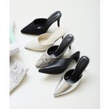 【25年春夏再販】10.0cm ポインテッドトゥ ピンヒール ミュール | DEMETER | 詳細画像2