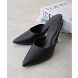 【25年春夏再販】10.0cm ポインテッドトゥ ピンヒール ミュール | DEMETER | 詳細画像3