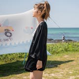 長袖 ショートパンツ付きタンキニセパレート ハイウェイストショーツ | レースレディース | 詳細画像15