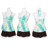 リーフ柄 カバーアップ付き タンキニ | レースレディース | 詳細画像18