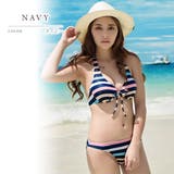 ボーダービキニ ショートパンツ レースカバーアップ付き | レースレディース | 詳細画像12