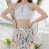 花柄スカート付き ハイウエストショーツ ビキニ水着3点セット | レースレディース | 詳細画像16