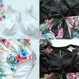 花柄スカート付き ハイウエストショーツ ビキニ水着3点セット | レースレディース | 詳細画像19