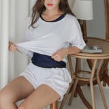 カバーTシャツ&ショートパンツ付 スポーティタンキニ 水着4点セット | レースレディース | 詳細画像15