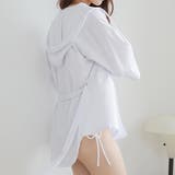 カバーアップ付き ハイウエストビキニ 水着3点セット | レースレディース | 詳細画像17