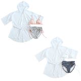 カバーアップ付き ハイウエストビキニ 水着3点セット | レースレディース | 詳細画像3