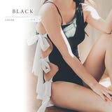 サイドリボン付きワンピース水着 新作 可愛い | レースレディース | 詳細画像4
