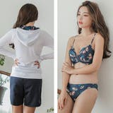 ラッシュガード フードパーカー&ショートパンツ ビキニセット | レースレディース | 詳細画像16