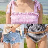 デニムパンツ付き 3点セット チェック柄 | レースレディース | 詳細画像4