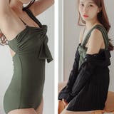 オーバーシャツ付き ワンショールダーワンピース水着2点セット かわいい | レースレディース | 詳細画像13