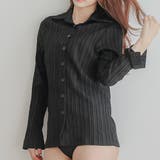 オーバーシャツ付き ワンショールダーワンピース水着2点セット かわいい | レースレディース | 詳細画像6