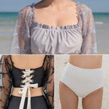 ビキニセット 水着2点セット 袖付き水着 | レースレディース | 詳細画像2