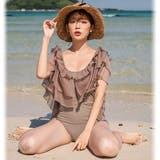 モノキニ水着 レースフリル かわいい | レースレディース  | 詳細画像11 