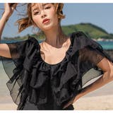 モノキニ水着 レースフリル かわいい | レースレディース  | 詳細画像16 