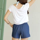 カバーアップ付 ボーダータンキニ 水着4点セット | レースレディース | 詳細画像6